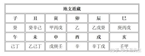 支藏天干|十二地支遁藏天干速记口诀及关系解读